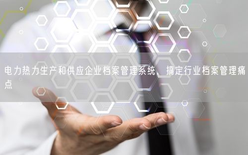 电力热力生产和供应企业档案管理系统，搞定行业档案管理痛点