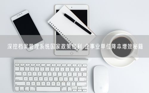 深挖档案管理系统国家政策红利 企事业单位降本增效秘籍