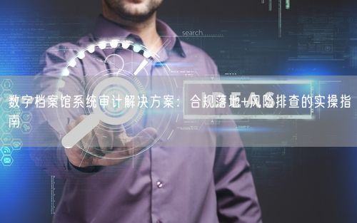 数字档案馆系统审计解决方案：合规落地+风险排查的实操指南