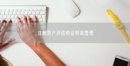 注册资产评估师证档案整理