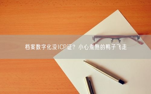 档案数字化没ICP证？小心煮熟的鸭子飞走