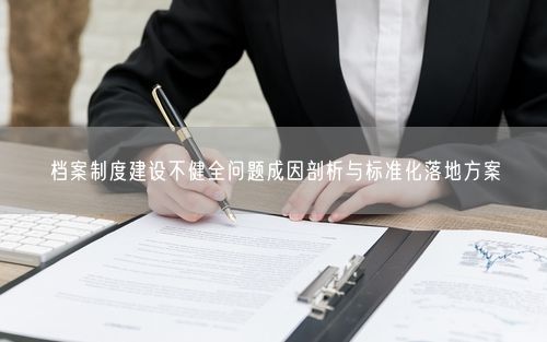 档案制度建设不健全问题成因剖析与标准化落地方案