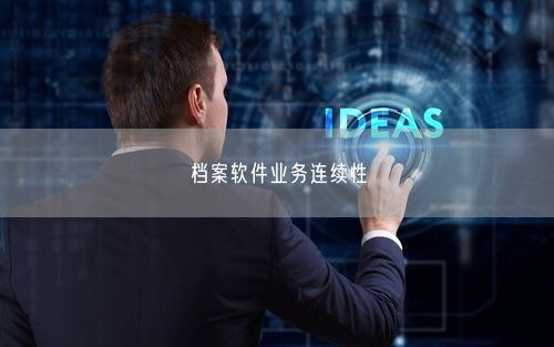 档案软件业务连续性