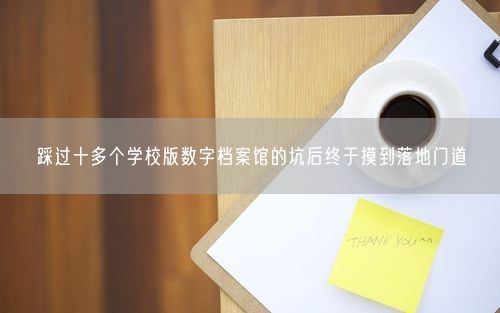 踩过十多个学校版数字档案馆的坑后终于摸到落地门道