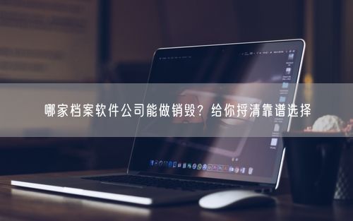哪家档案软件公司能做销毁?给你捋清靠谱选择