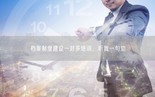 档案制度建设一对多培训，听我一句劝