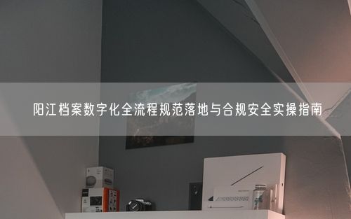 阳江档案数字化全流程规范落地与合规安全实操指南