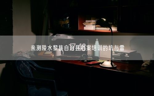 亲测陵水黎族自治县档案培训的坑与雷