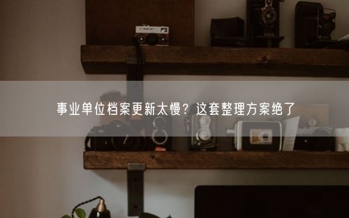 事业单位档案更新太慢?这套整理方案绝了