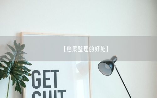 【档案整理的好处】