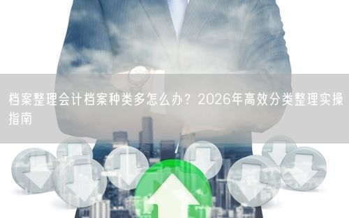 档案整理会计档案种类多怎么办?2026年高效分类整理实操指南