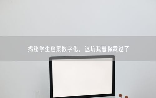 揭秘学生档案数字化,这坑我替你踩过了