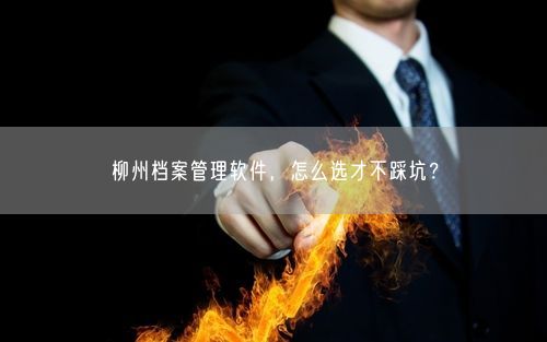 柳州档案管理软件,怎么选才不踩坑?