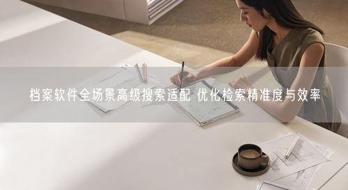 档案软件全场景高级搜索适配 优化检索精准度与效率