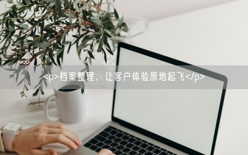 <p>档案整理,让客户体验原地起飞</p>